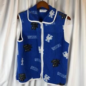 Wildcat Clothing Co University of Kentucky Vintage Vest Size Medium UK Wildcats